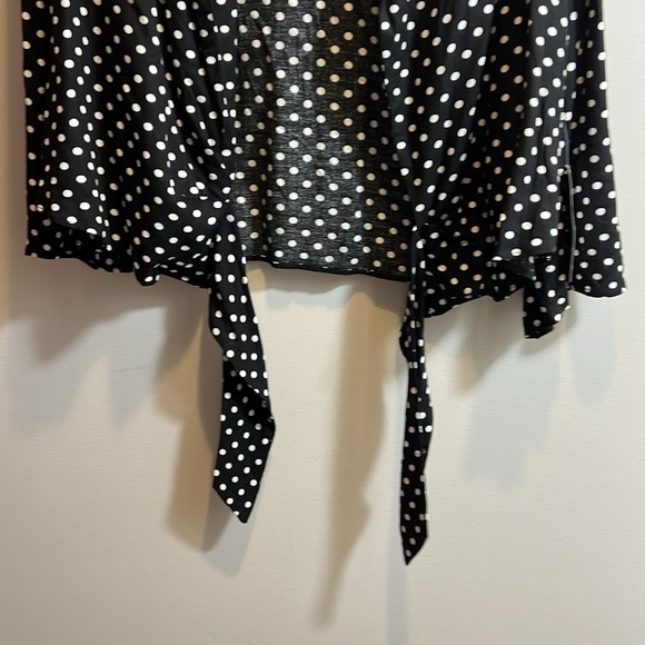 Zara Polka Dot Top/Blazer - Picture 4 of 6